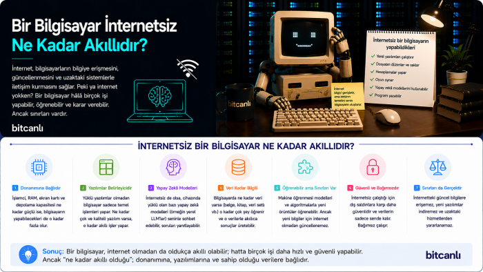 Bir Bilgisayar İnternetsiz Ne Kadar Akıllıdır?